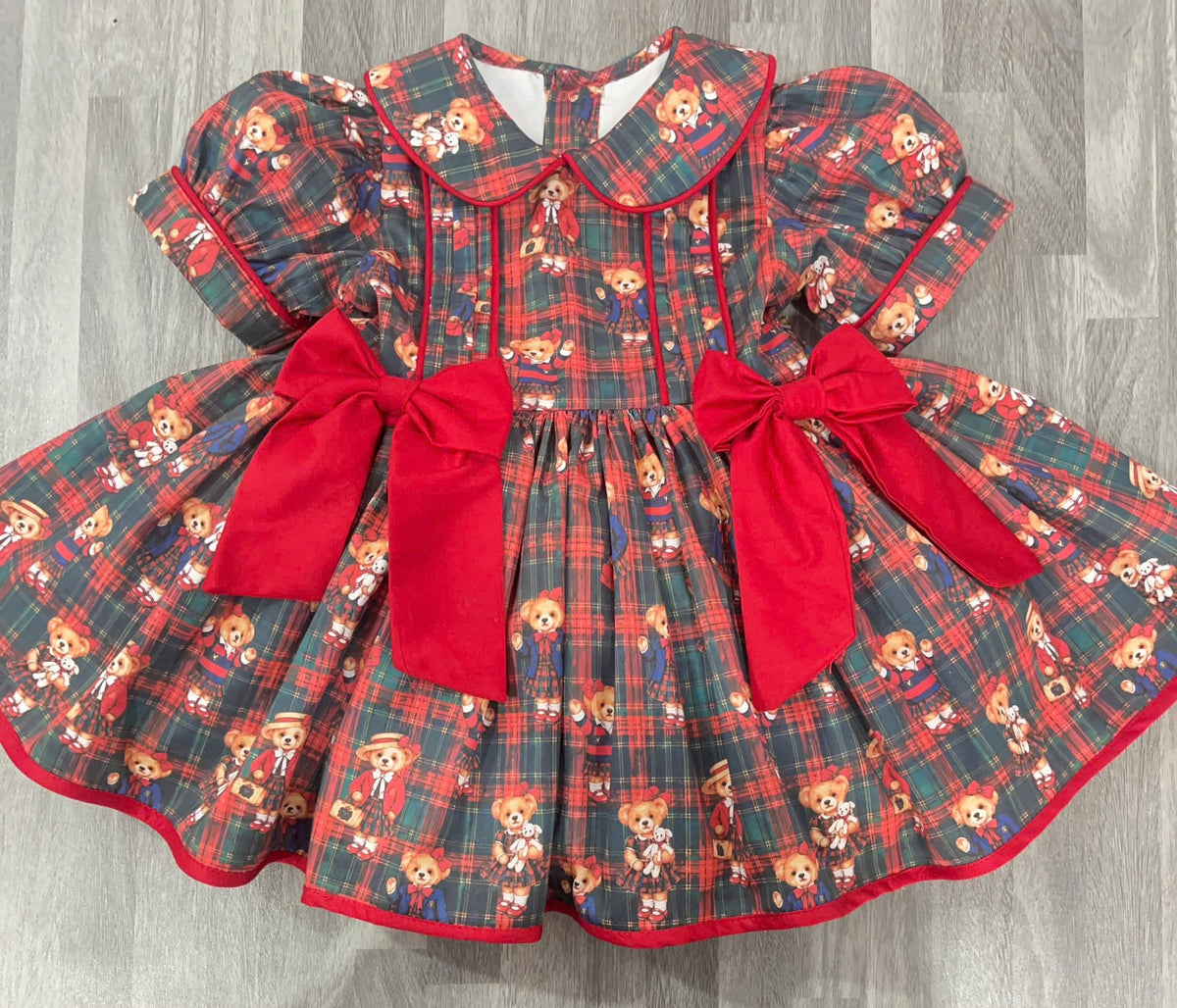 PRE-ORDER The Teddy Tartan Dress