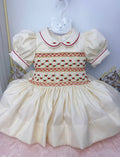 Winter Rose Smock Dress