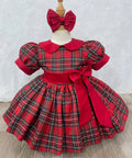 PRE-ORDER - Holly & Tartan Classic Dress | £15 DEPOSIT