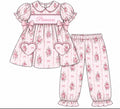 PRE-ORDER - Viral Petal & Pearls Smock Pyjamas