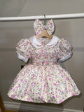 Meadow Garden Lilac Floral Smock
