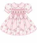 PRE-ORDER - Viral Petal & Pearls Smock Dress | £20 DEPOSIT