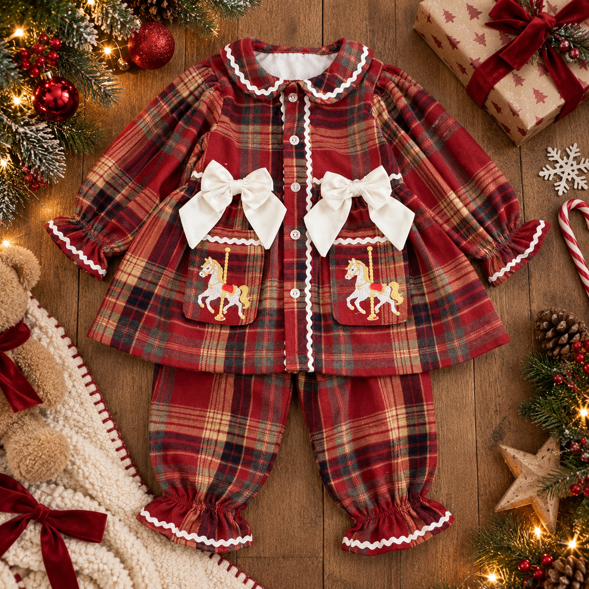 PRE-ORDER Little Lady Pyjamas Christmas Carousel (DUE END OCTOBER)