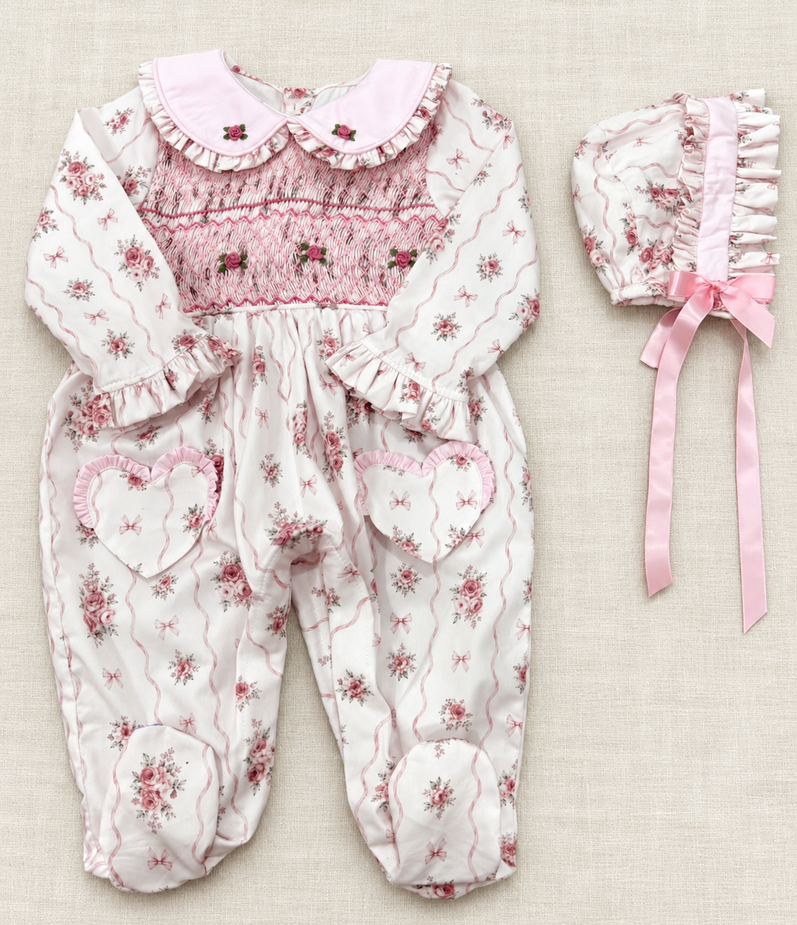 PRE-ORDER - Viral Petal & Pearls Babygrow | £15 DEPOSIT