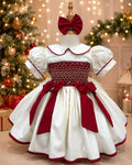PRE-ORDER - Candy Cane Smock Dress (DUE END OCTOBER)