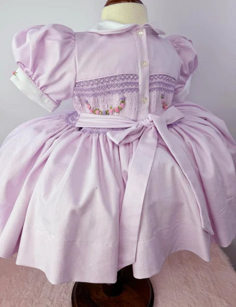 Lilac Rose Front & Back Smocked