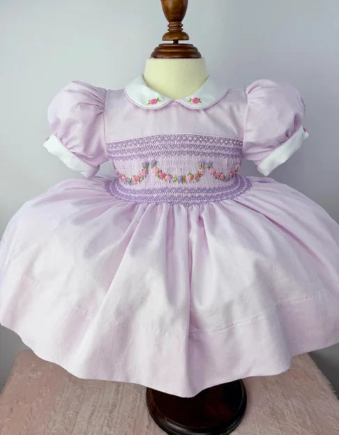 Lilac Rose Front & Back Smocked
